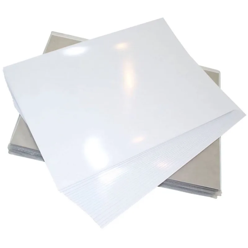 Papel Fotográfico A3 297mm x 420mm 180g Glossy Branco Brilhante Mundoware 20 Folhas