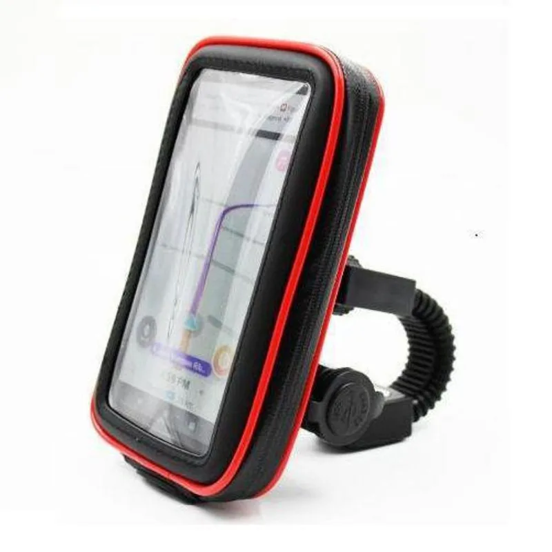 Suporte Celular Moto/bike Usb 5v - Transparente 6.3