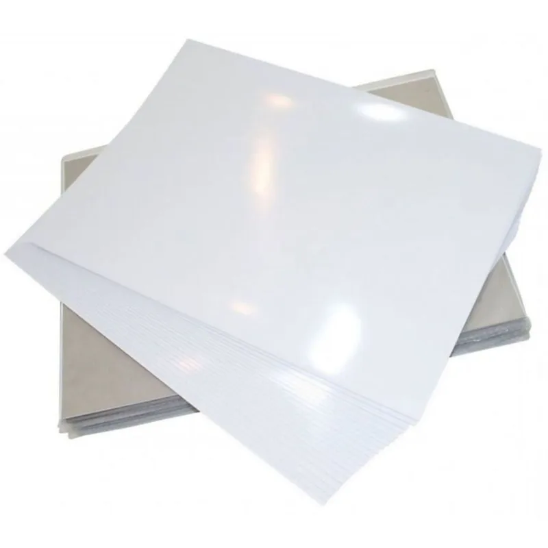 Papel Fotográfico Dupla Face 120g A4 Branco Brilhante Resistente à Água / 50 Folhas