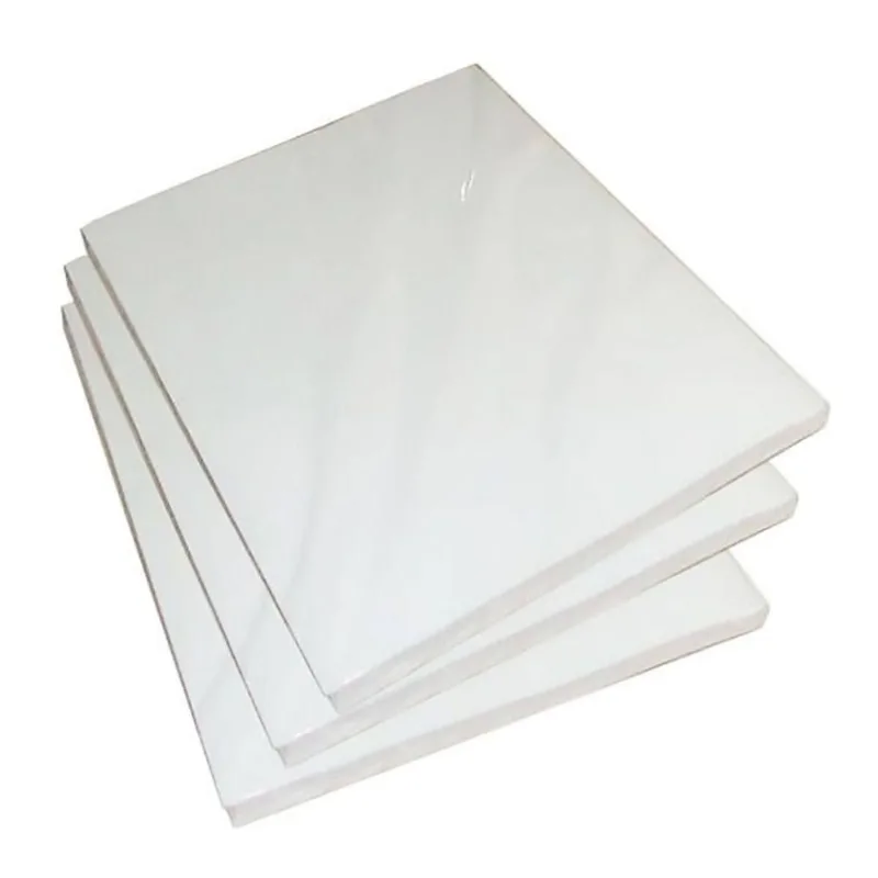 Papel Dupla Face Fotográfico 120g A4 Glossy Branco Brilhante Resistente à Água / 200 Folhas