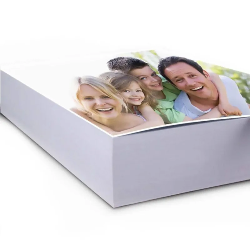 Papel Fotográfico Dupla Face 120g A4 Glossy Branco Brilhante Resistente à Água / 500 Folhas