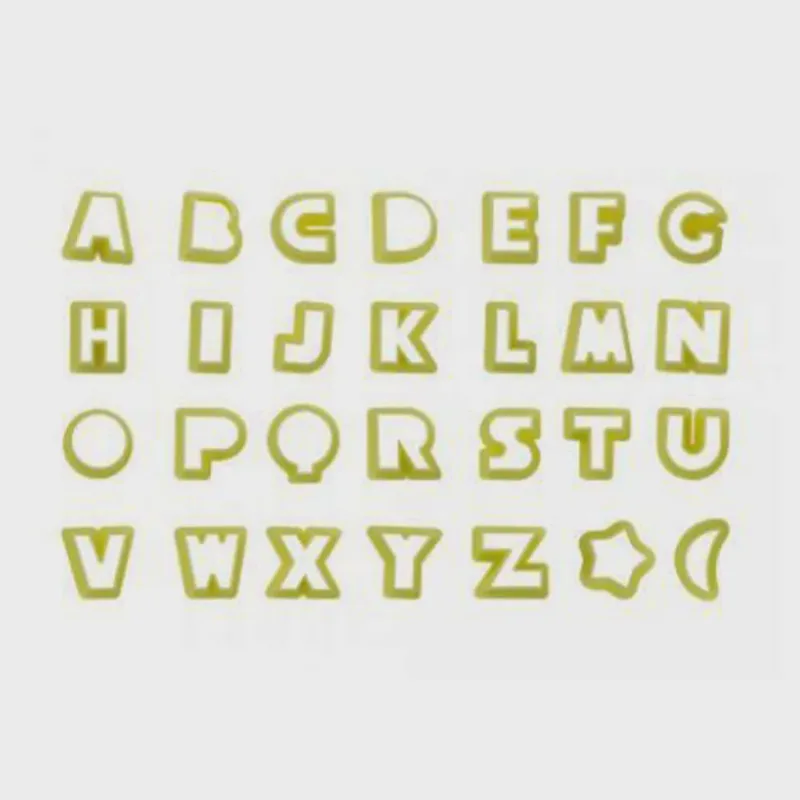 Kit Cortador 08034 Letras 3,5cm 28Peças