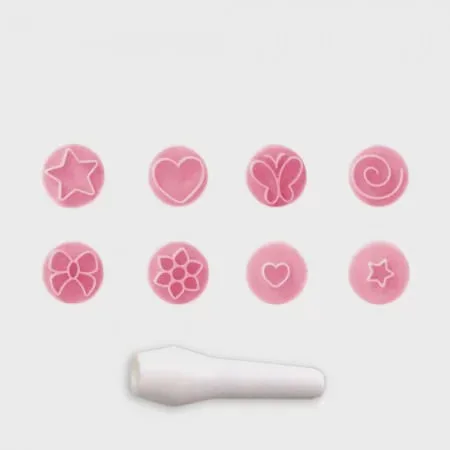 Kit Carimbos Essenciais Rosa Bb Bluestar - Não Disponível - Papelaria
