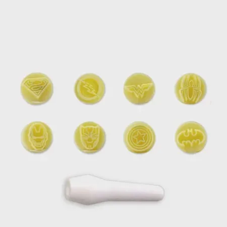 Kit Carimbos Herois Amarelo Bluestar - Não Disponível - Papelaria