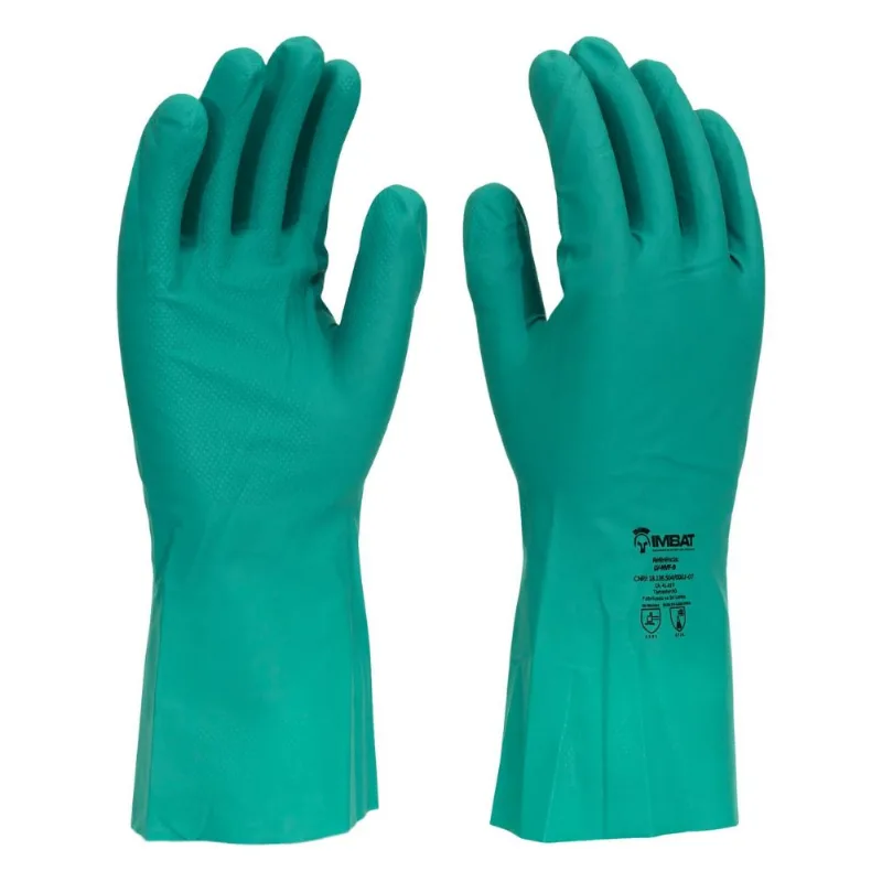 Luva Nitrílica Verde NVF Imbat Luva Nitrílica Nvf Verde Tam EG Ca 41819 Imbat