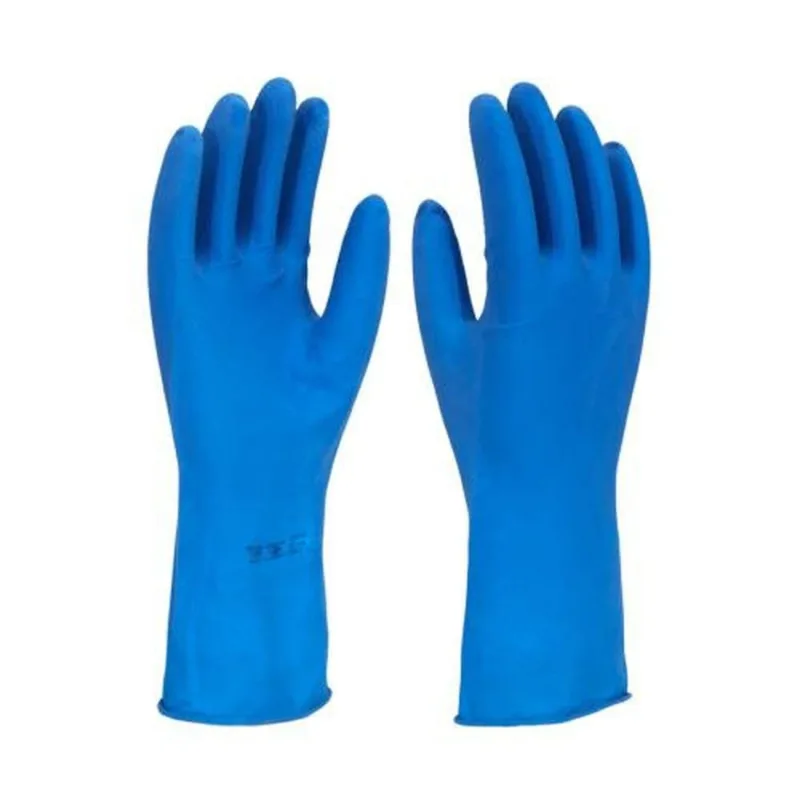 Luva Multiuso Látex Forrada Azul Tamanho 9 (G) - Proteção Mecânica - IMBAT