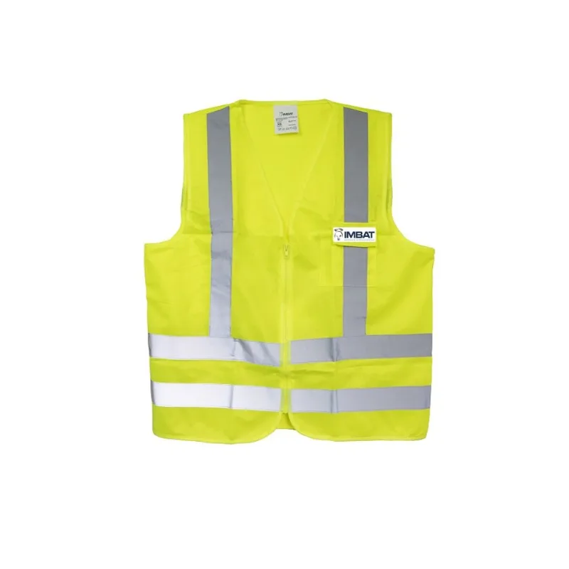 Colete Refletivo com 1 Bolso Imbat Colete Refletivo com 1 Bolso Amarelo Tamanho G Imbat