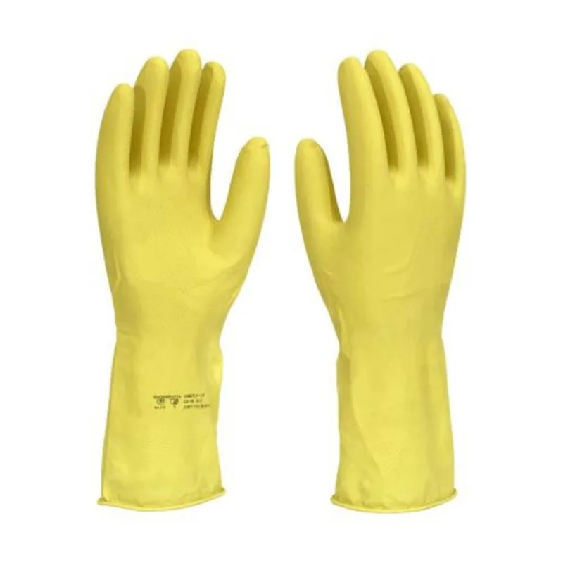 Luva Multiuso Látex 8 (M) Amarela - Proteção Mecânica e Antiderrapante