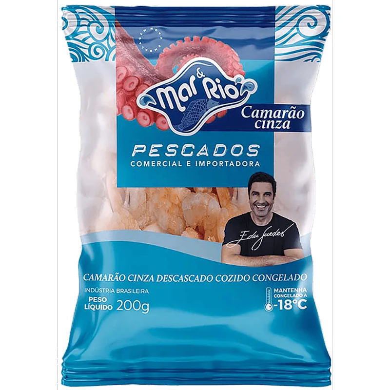 Camarão Cinza Mar Rio 200g Desc.71/90