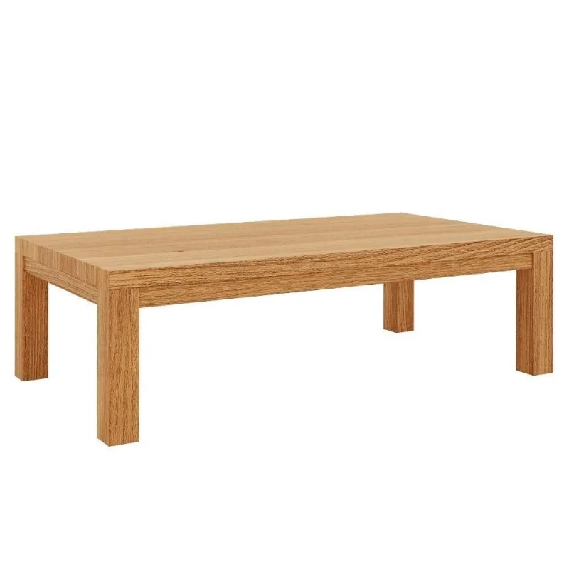 Mesa de Centro 1550N Retangular Madeira Maciça 120cm Rustic Milani Movelaria - OUTRAS - Móveis