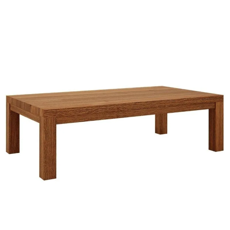 Mesa de Centro 1550N Retangular Madeira Maciça 120cm Marrom Milani Movelaria - OUTRAS - Móveis