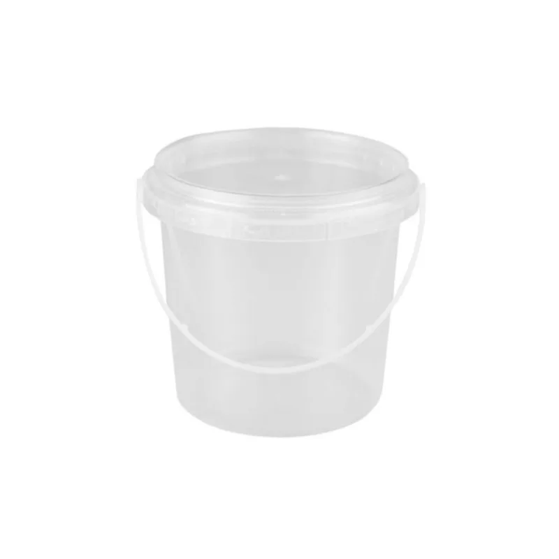 Lembrancinha Baldinho Redondo 220grs Com Tampa E Alça 10 Un