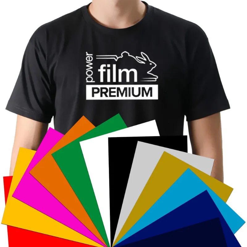 Kit Filme De Recorte - Power Film Premium - 12 Cores - A3