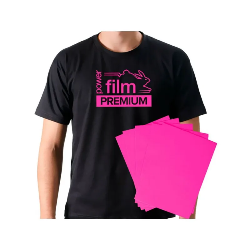 Power Film Premium - rosa - A4 - 10 Folhas