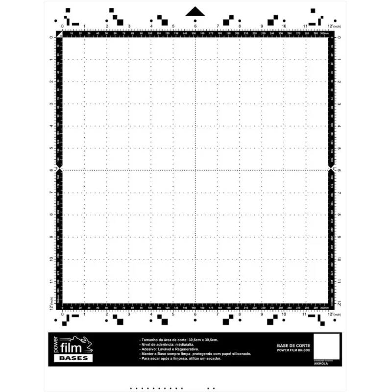 Base de Corte com Cola - 30x30cm sdx - 4 un