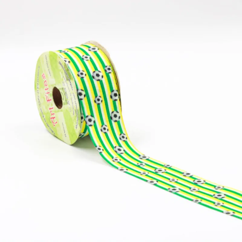 FITA DE GORGURÃO BOLAS DE FUTEBOL BRASIL COPA 01 38MM 103 - Colorido