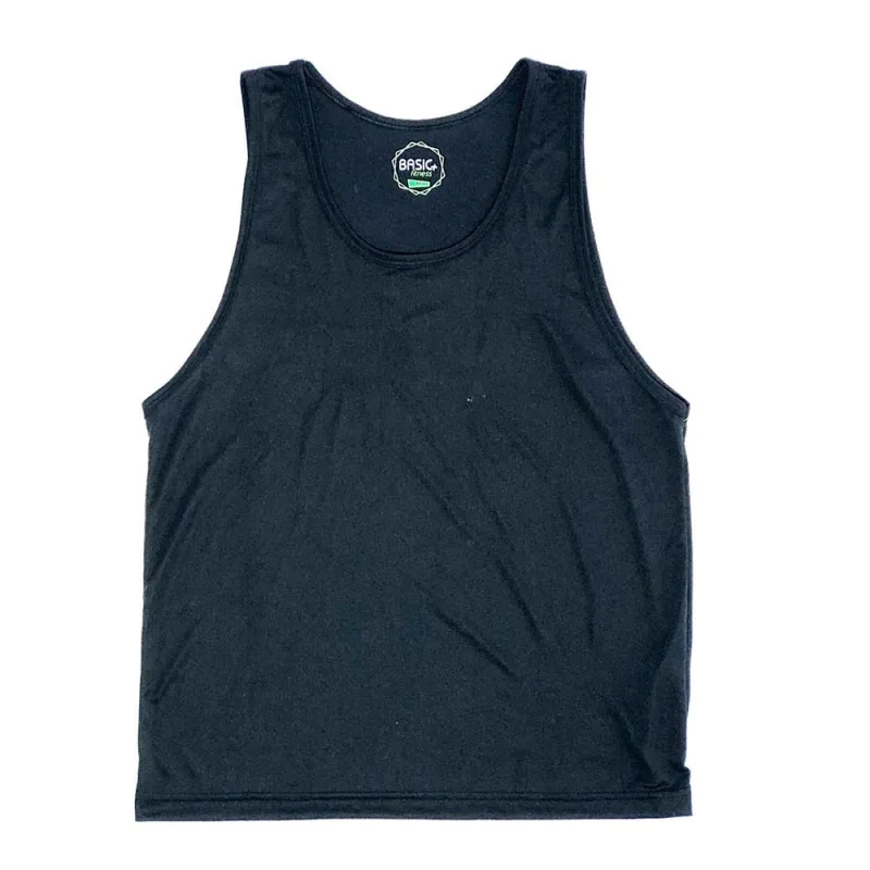 Regata Masculina Dry Fit Esportiva Tecido Sintético UV 30+ Preta - Não Disponível - Moda