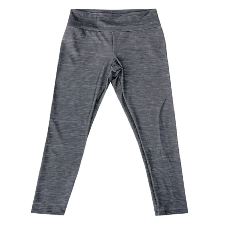 Calça Legging Fitness Cintura Alta Poliéster e Elastano Mescla - Não Disponível - Moda