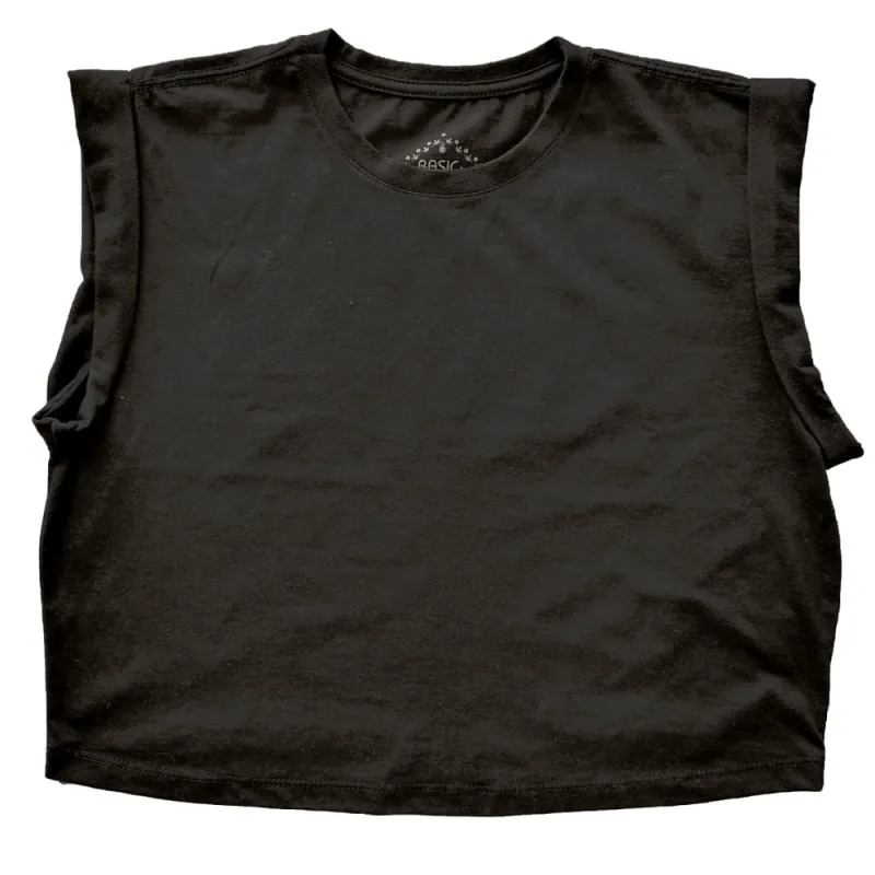 Blusa Regata Feminina Basic+ Algodão Preta - Basic+ - Moda
