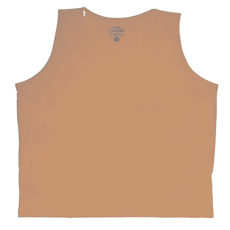 Regata Masculina Basic+ Algodão Areia - Basic+ - Moda