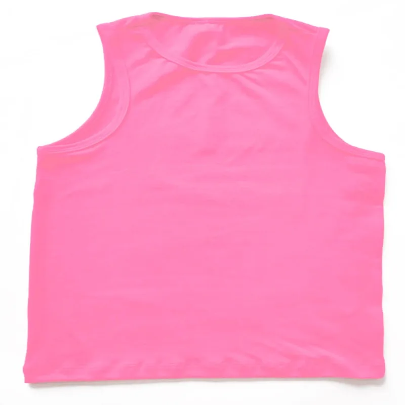 Regata Feminina Basic+ B971 Algodão Rosa Neon - Basic+ - Moda