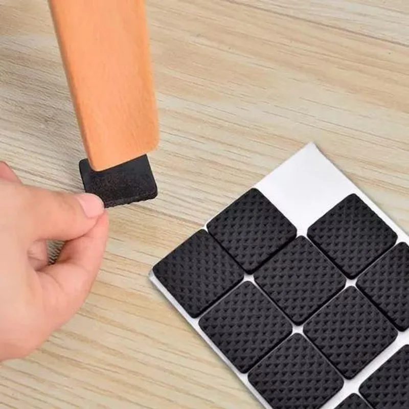Protetores De Silicone Para Pés De Cadeiras - 9 Unidades
