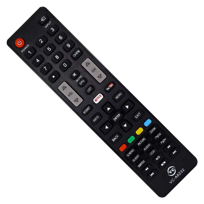 Controle Da Tv Semp Toshiba Vc-A8232 Botão Youtube Netflix