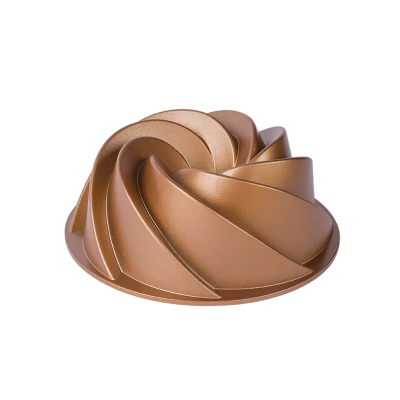 Forma para bolo em alumínio Marissa Lounina 24x10cm cobre