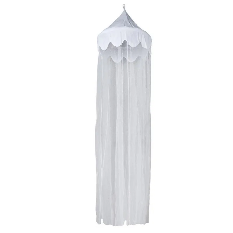 Dossel Redondo Tule Transparente Com Anel Plástico Para Teto