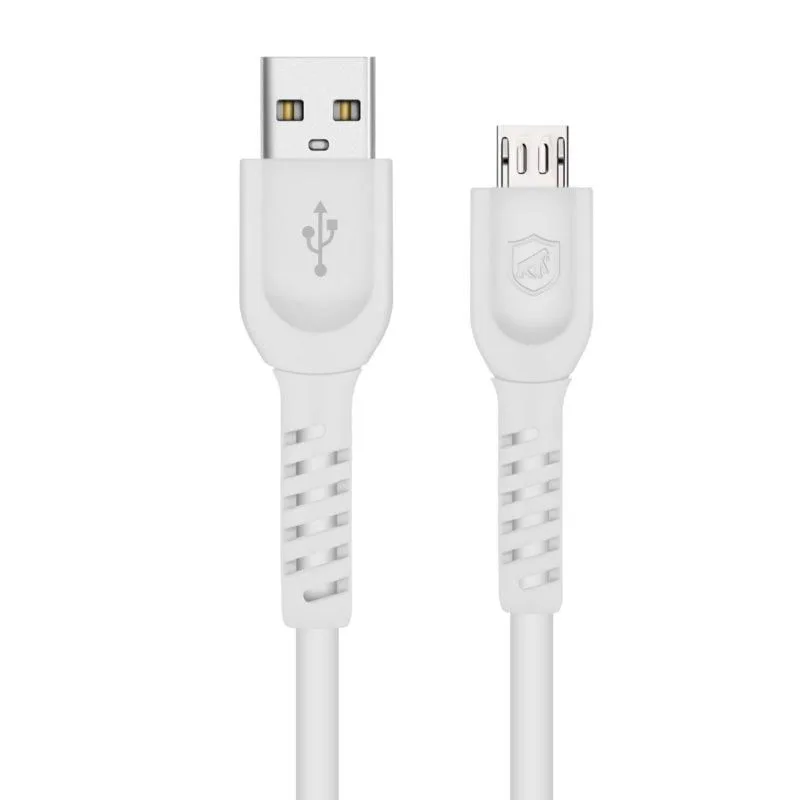 Cabo para controle Xbox One USB - Dual Shock Branco 1,2m - Gshield - Gshield - Games