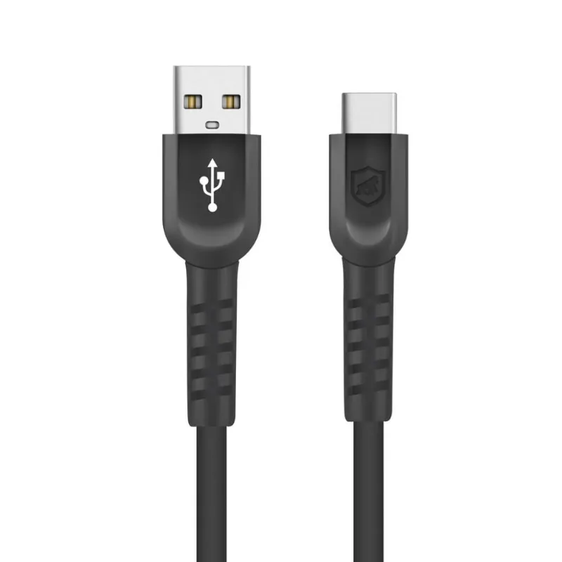 Cabo Dual Shock Type C / Tipo C / USB C - Preto - 1,2m - Gshield