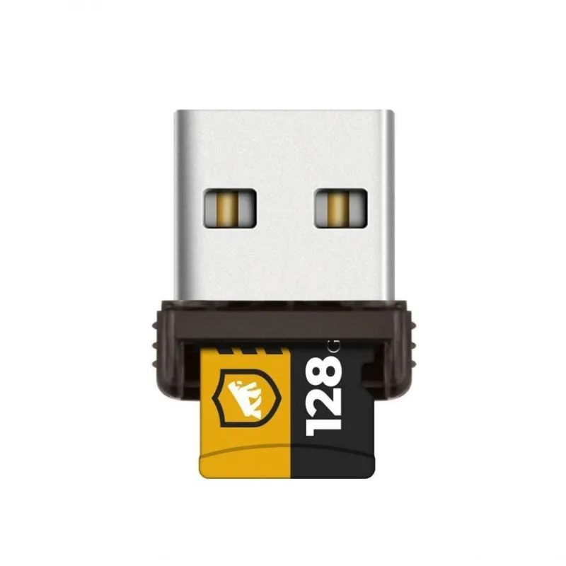 Cartão De Memória Turbo 128Gb U3 + Adaptador Pendrive Nano Slim + Adaptador Sd - Gshield