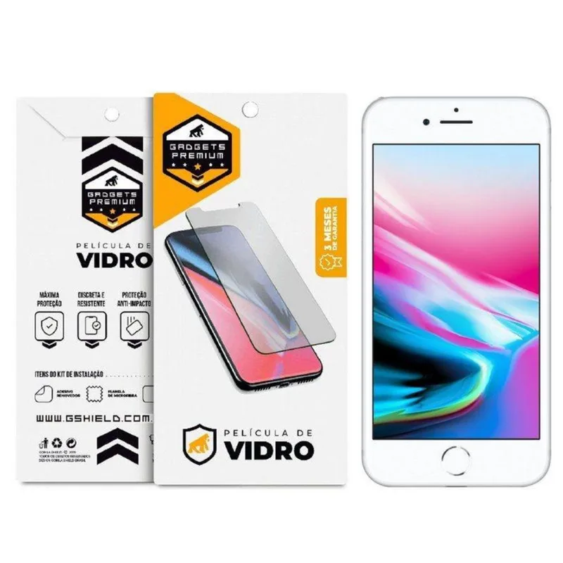 Película De Vidro Dupla Para iPhone SE 2 - Gshield - Gshield