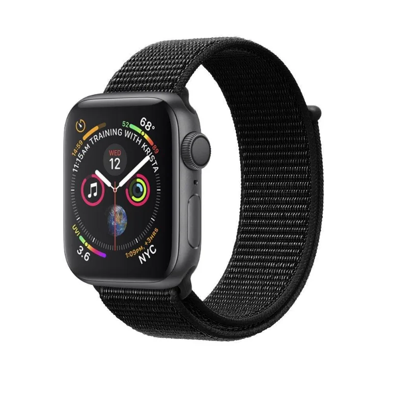 Pulseira para Apple Watch 42 / 44 / 45MM Ballistic - Preta - Gshield - Gshield