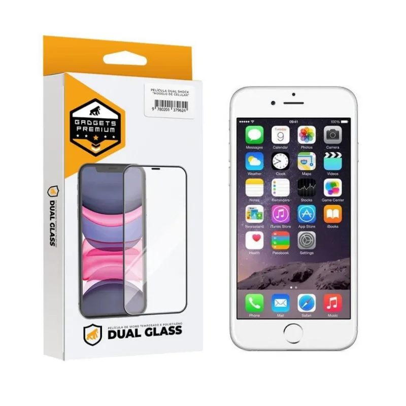 Película Dual Glass para iPhone 6s - Branca - Gshield - Gshield