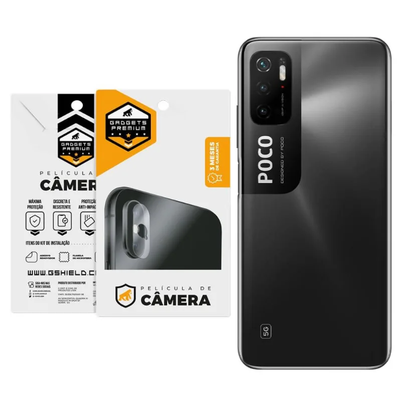 Película para Lente de Câmera para Xiaomi Redmi Poco M3 Pro - Gshield - Gshield