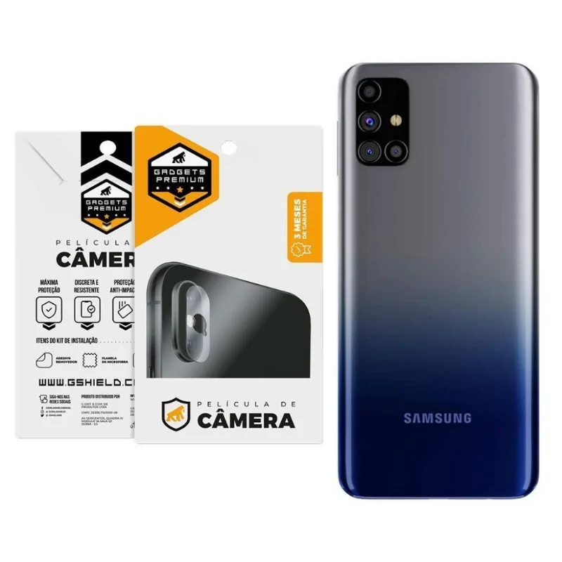 Película Para Lente De Câmera Para Samsung Galaxy M31s - Gshield - Gshield