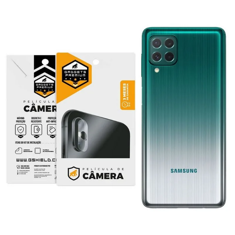 Película Para Lente De Câmera Para Samsung Galaxy M62 - Gshield - Gshield