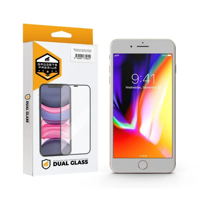 Película Dual Glass para iPhone SE 2 - Branca - Gshield - Gshield