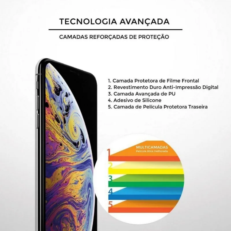 Película Dual Glass para iPhone 7 Plus - Preto - Gshield - Gshield