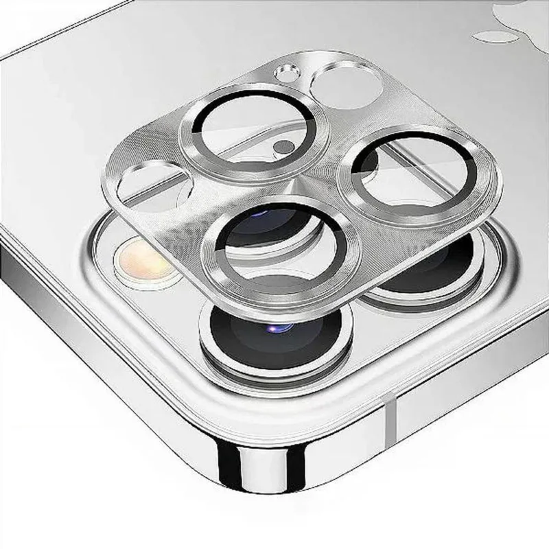Protetor De Lente De Câmera De Alumínio Para Iphone 11 - Prata - Gshield - Gshield - Câmeras E Drones
