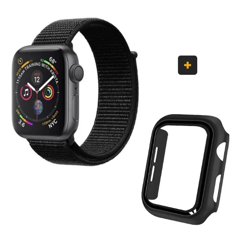 Case para Apple Watch 44MM + Pulseira para Apple Watch Ballistic - Gshield - Gshield
