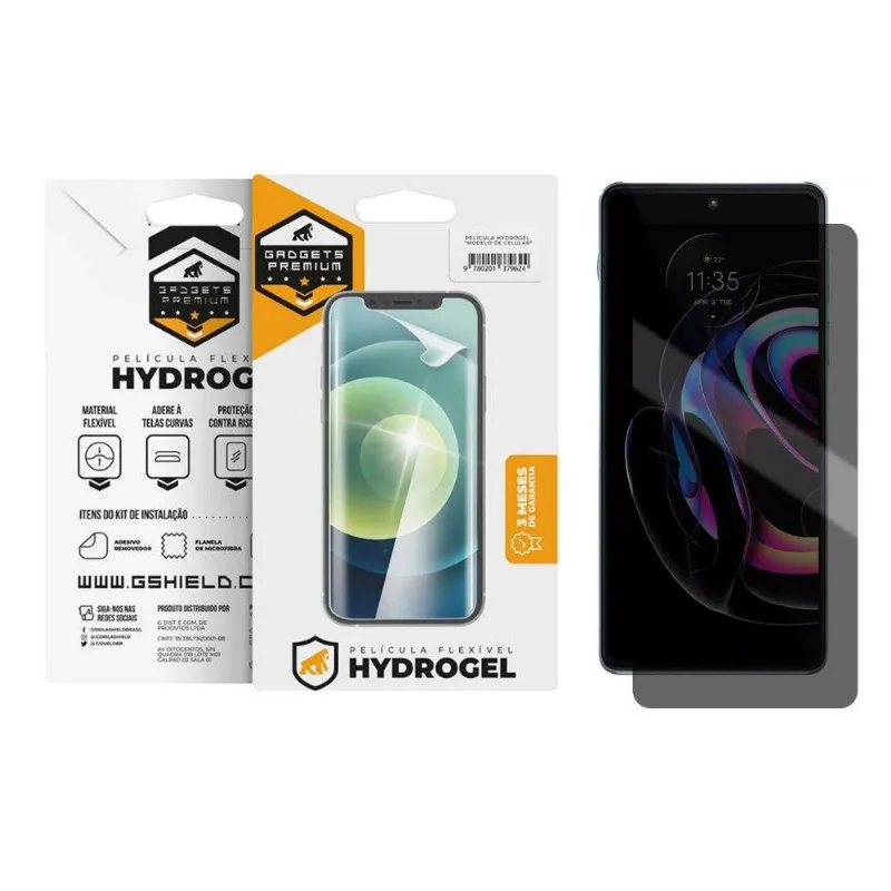 Película Privacidade Hydrogel para Motorola Moto Edge 20 - Gshield - Gshield