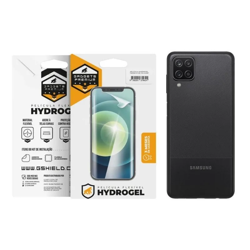 Película Traseira De Hydrogel Para Samsung Galaxy A12 - Gshield - Gshield