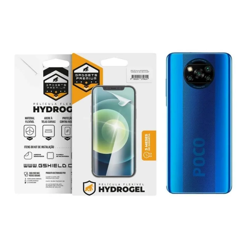 Película Traseira De Hydrogel Para Xiaomi Poco X3 / X3 Pro / X3 Nfc - Gshield
