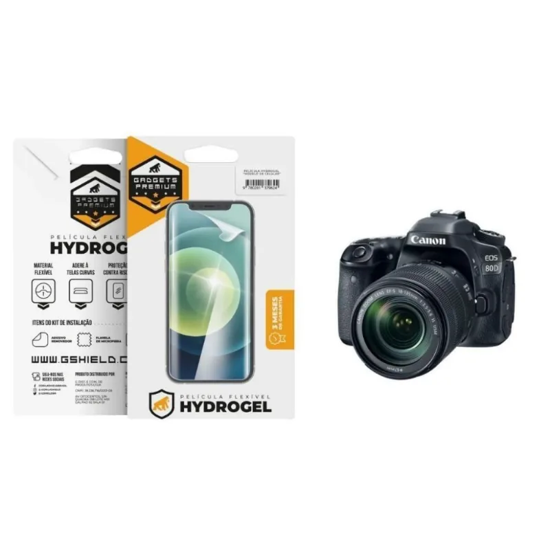 Película Hydrogel Para Canon Eos 80D - Gshield