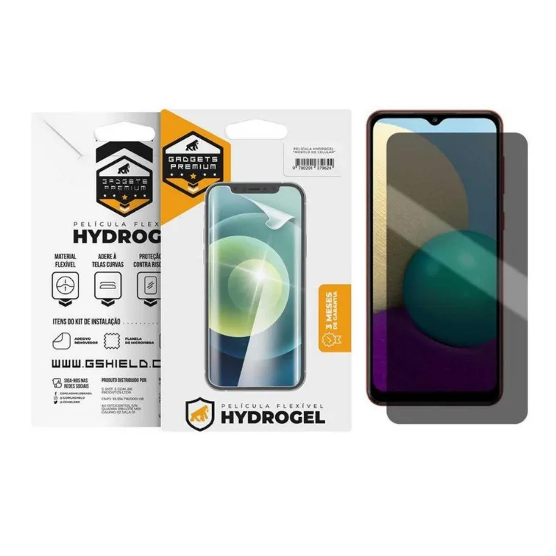 Película Privacidade Hydrogel para Samsung Galaxy A02s - Gshield - Gshield - Celular E Smartphone