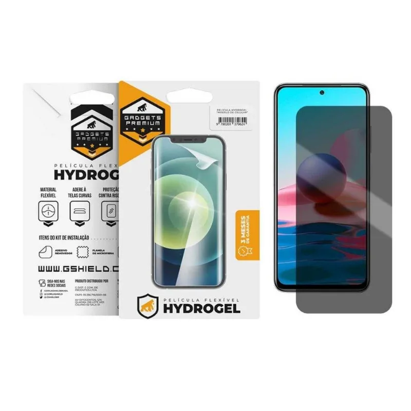 Película Privacidade Hydrogel para Xiaomi Redmi Note 10 4G - Gshield - Gshield