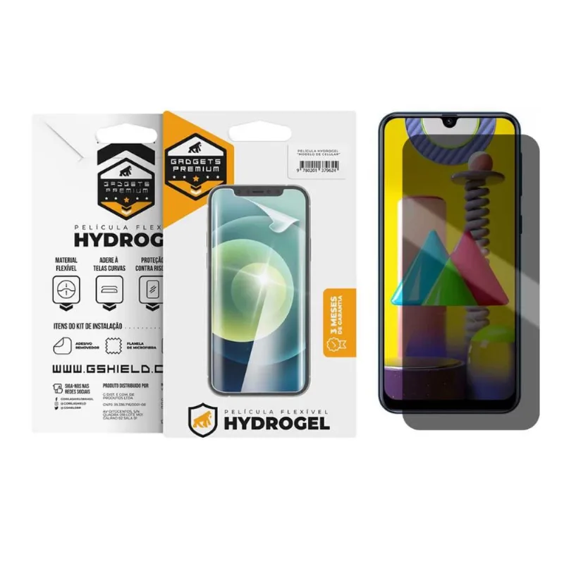 Película para Samsung Galaxy M31 - Privacidade Hydrogel - Gshield - Gshield - Celular E Smartphone