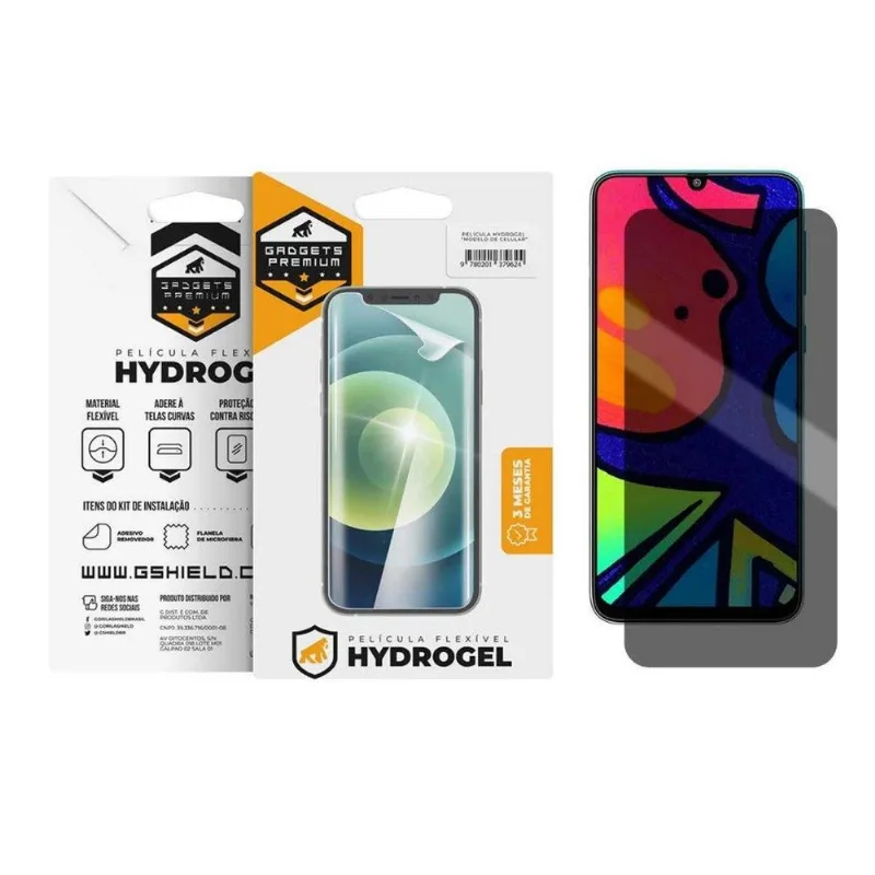 Película Privacidade Hydrogel para Samsung Galaxy F41 - Gshield - Gshield - Celular E Smartphone